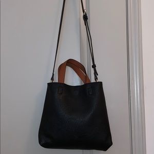 Urban Outfitters reversible vegan leather tote bag